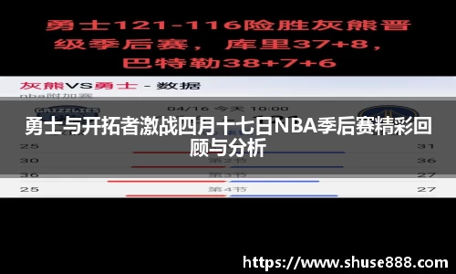 勇士与开拓者激战四月十七日NBA季后赛精彩回顾与分析